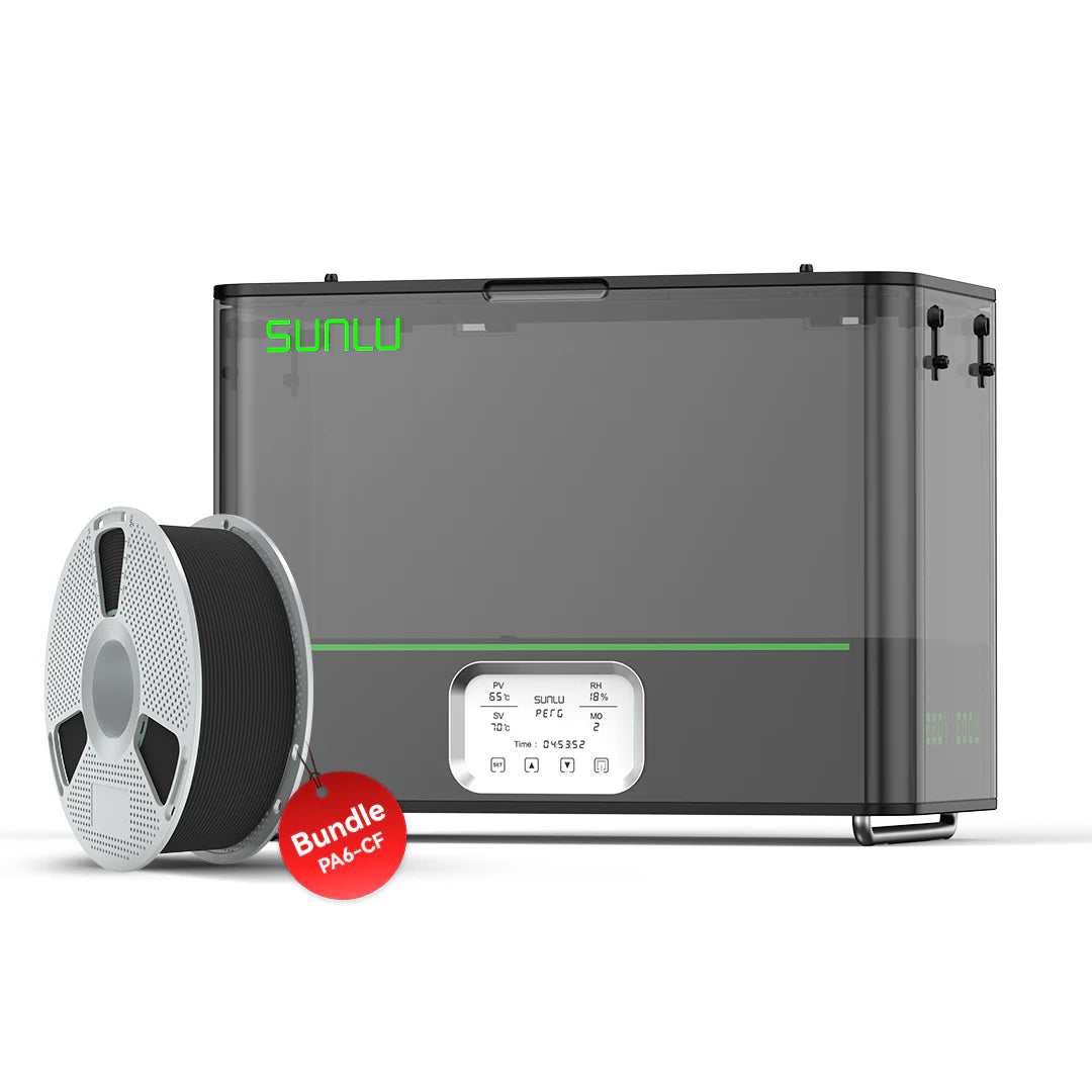SUNLU FilaDryer E2, Up to 110℃, Professional Drying and Annealing, Born for Engineering 3D Printing Filaments