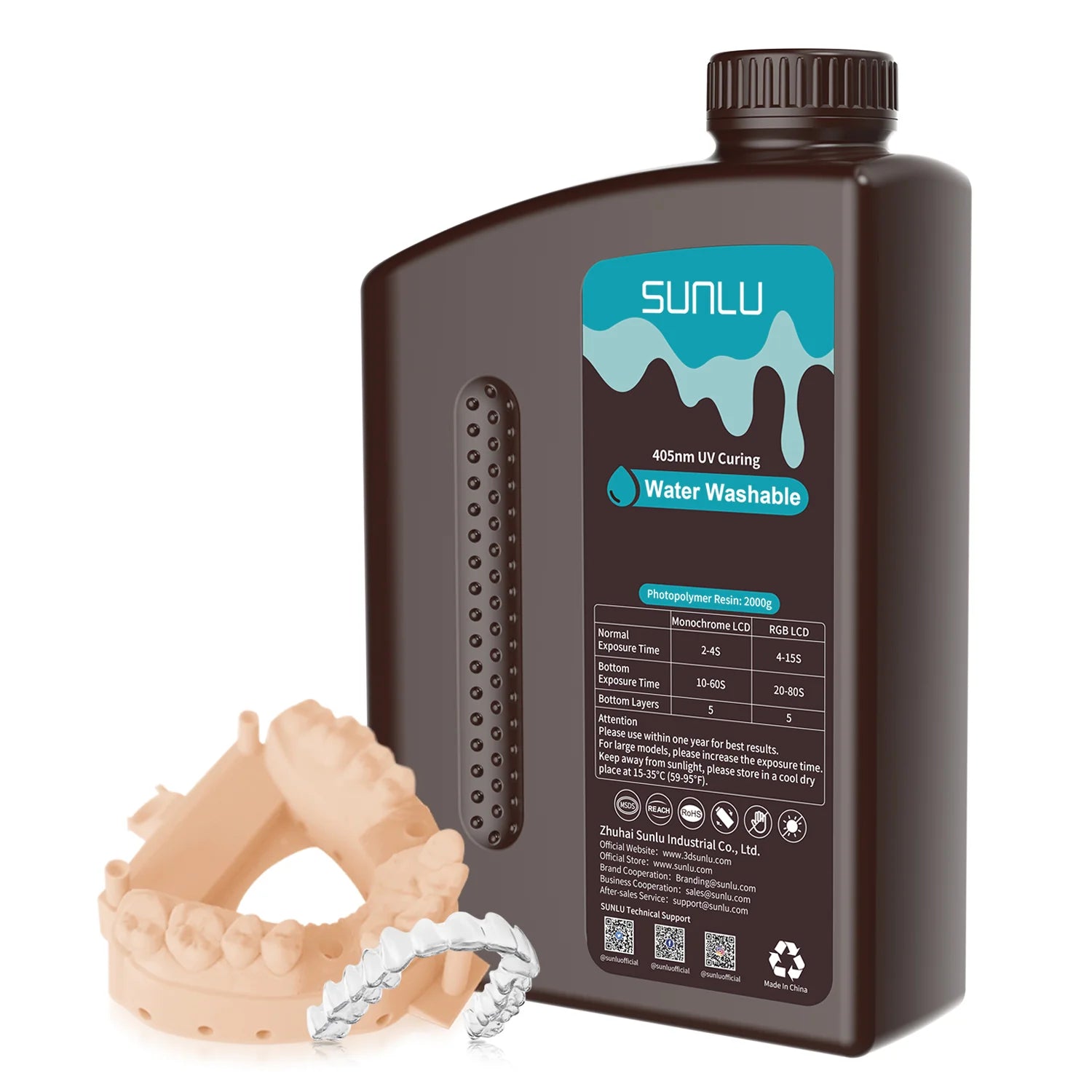 [Get 3 for the Price of 2] 2000g Standard Resin, Water-Wash Standard Resin, ABS Like Resin and High-tough Resin
